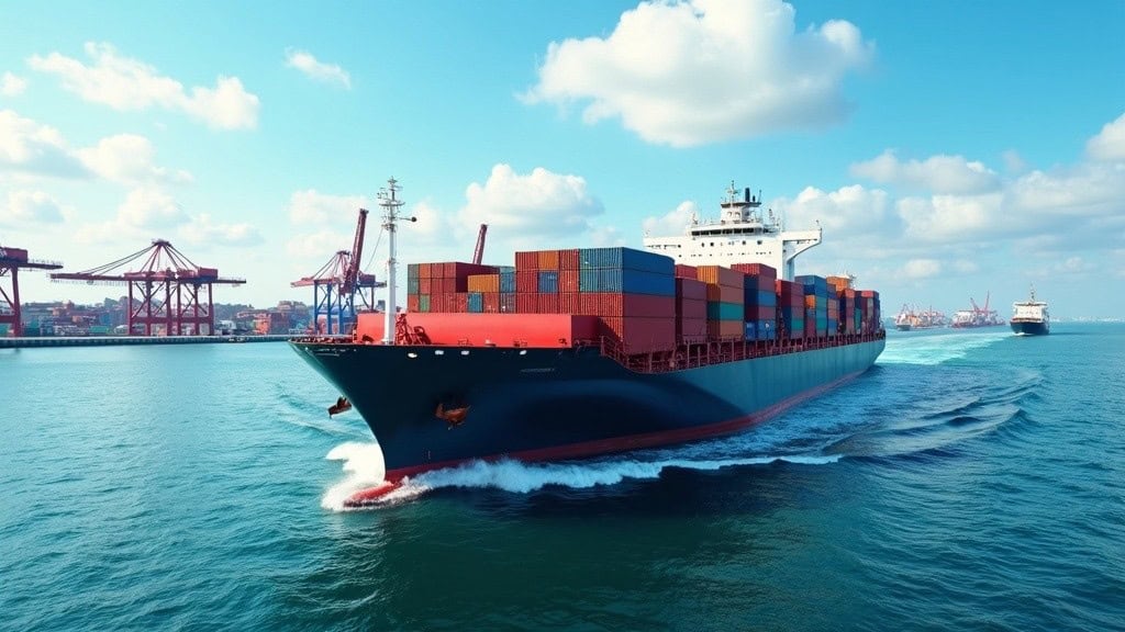 Importing and Exporting via container ships