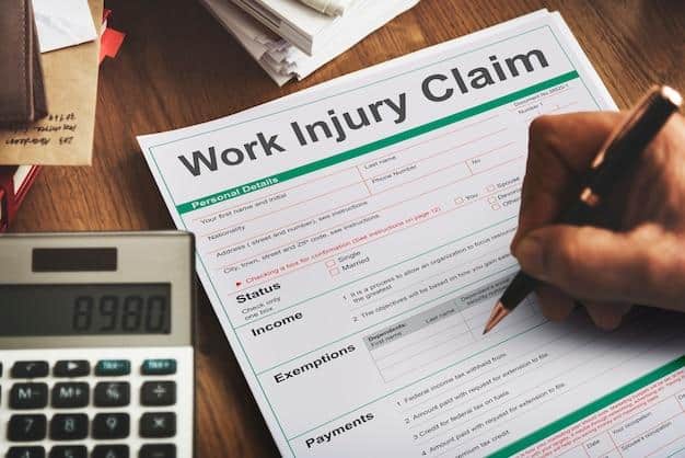 Work Injury Compensation Claim Form Concept | Free Photo