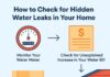 How to Check for Hidden Water Leaks in Your Home?
