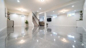 How Epoxy Flooring Completely Reflects Light to Brighten Dark Basements